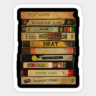 Retro Classic Movie - Cassette Style Sticker